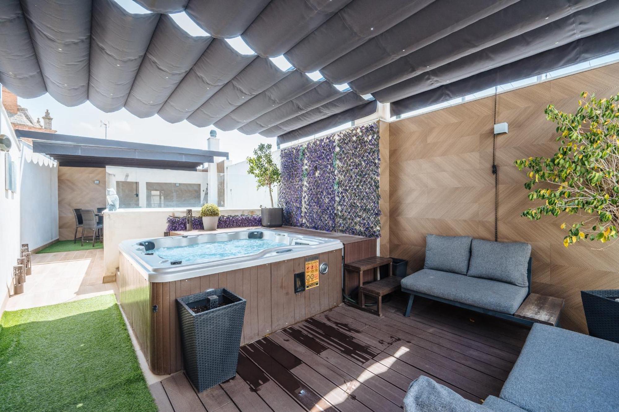 Elegant Duplex 3 Master Bedrooms And Private Sevilla Dış mekan fotoğraf